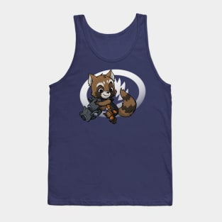 Super Cute Raccoon Tank Top